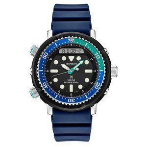 NEW Seiko SNJ039 Prospex Solar Analog-Digital Diver Men's 48mm Watch